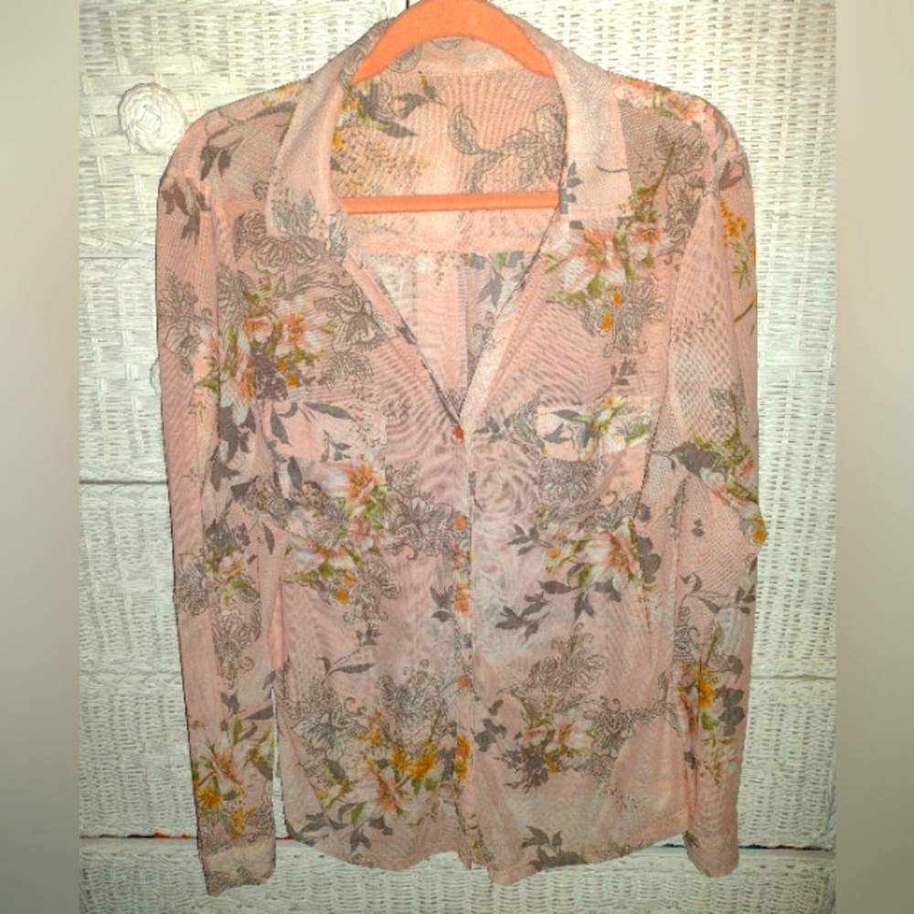 Zenobia sheer blouse. NWOT.